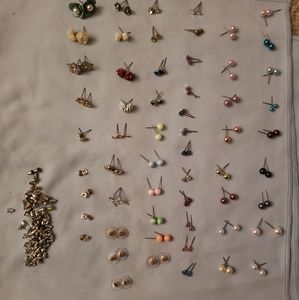 🌻 Stud Earring Lot--50 Pairs